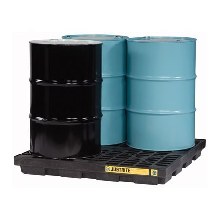 Justrite ACCUMULATION CENTER 4 DRUM BLACK JT28657